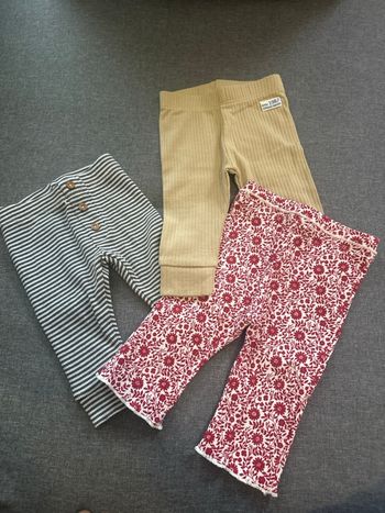 Lot 3 pantalons bébé 3 mois – très bon état