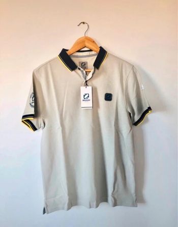 Polo zodiac homme L gris NEUF avec étiquette