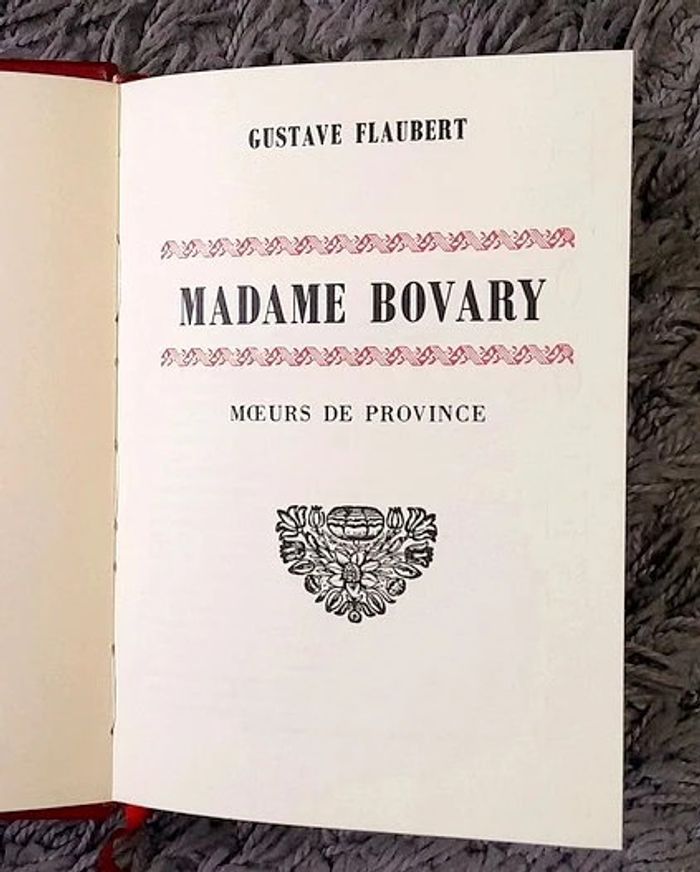 Madame Bovary - Flaubert