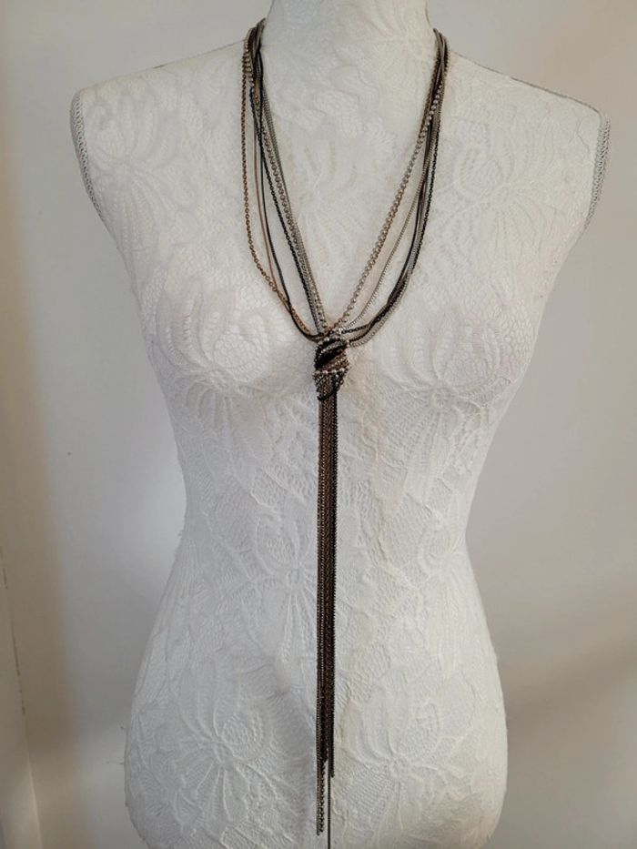 Sautoir original tricolore 📿