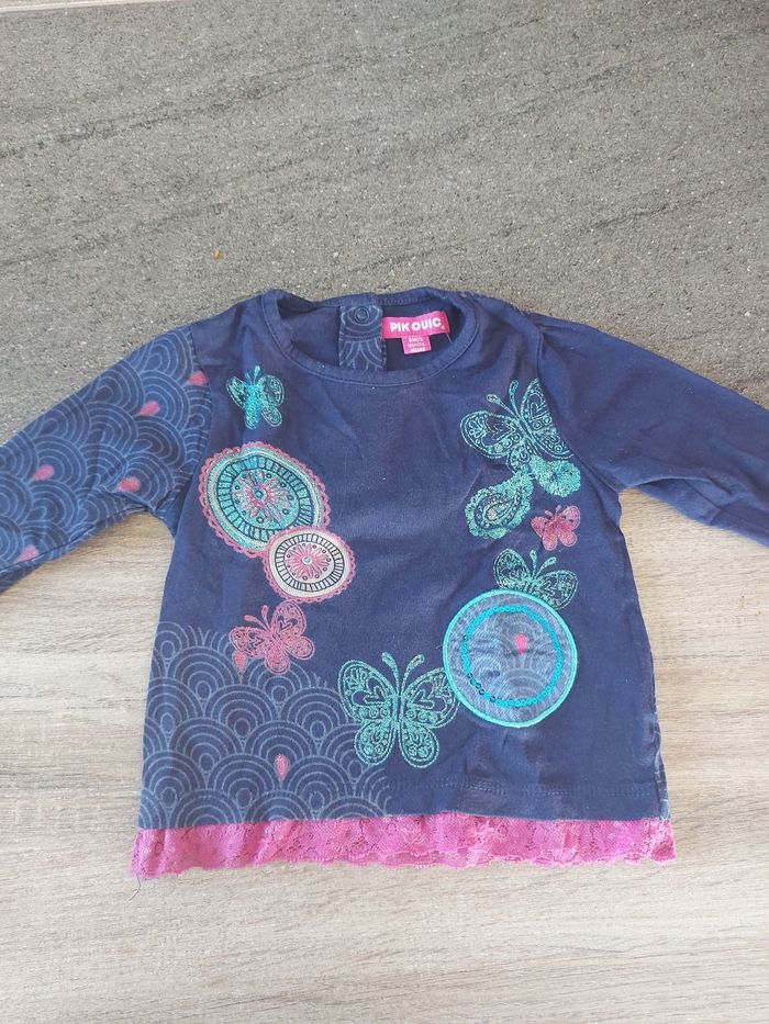 T shirt manche longue pik ouic.