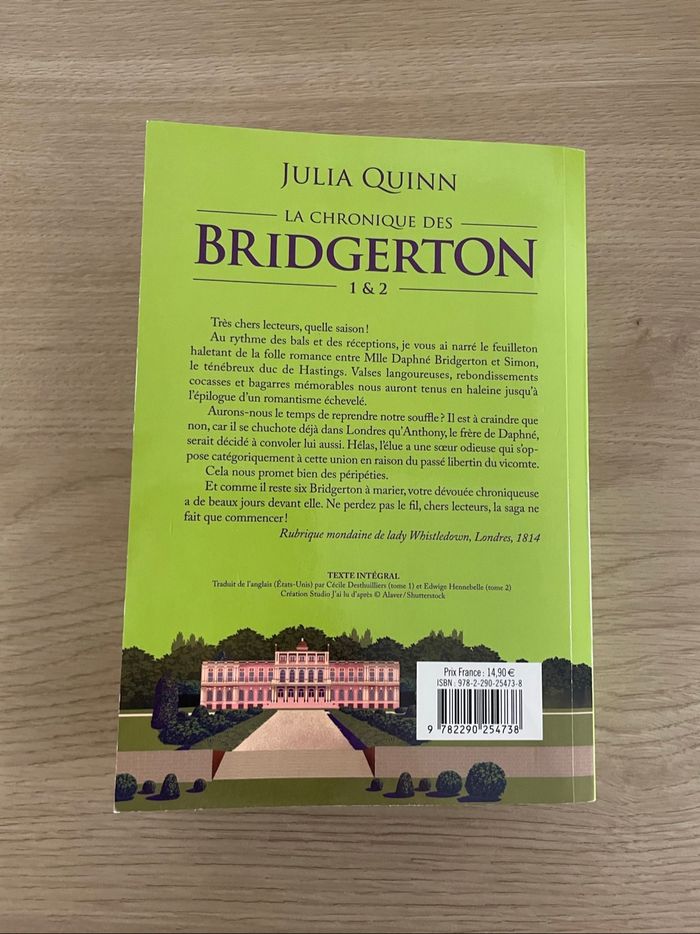 La chronique des Bridgerton 1 & 2 - Julia Quinn - photo numéro 2