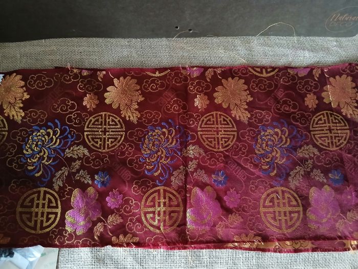 Tissu chinois 1m10x20cm - photo numéro 2