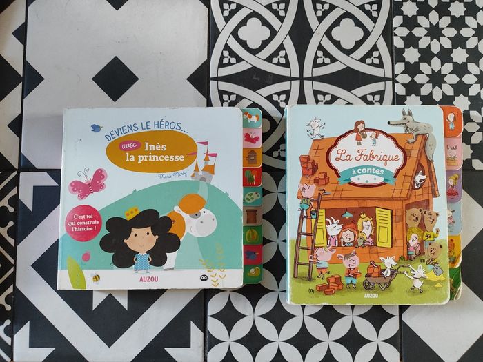 Lot de 2 livres fabriques à contes