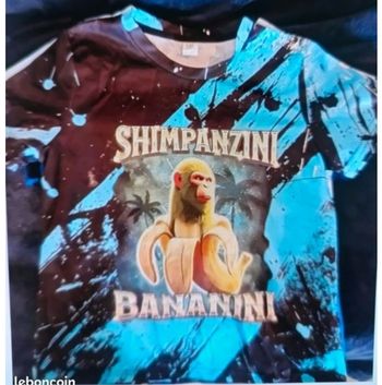 Maillot tee-shirt brainrot