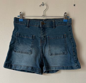 short en jean 4 poches