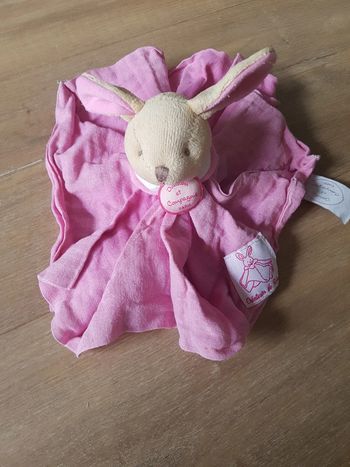 Doudou plat lapin