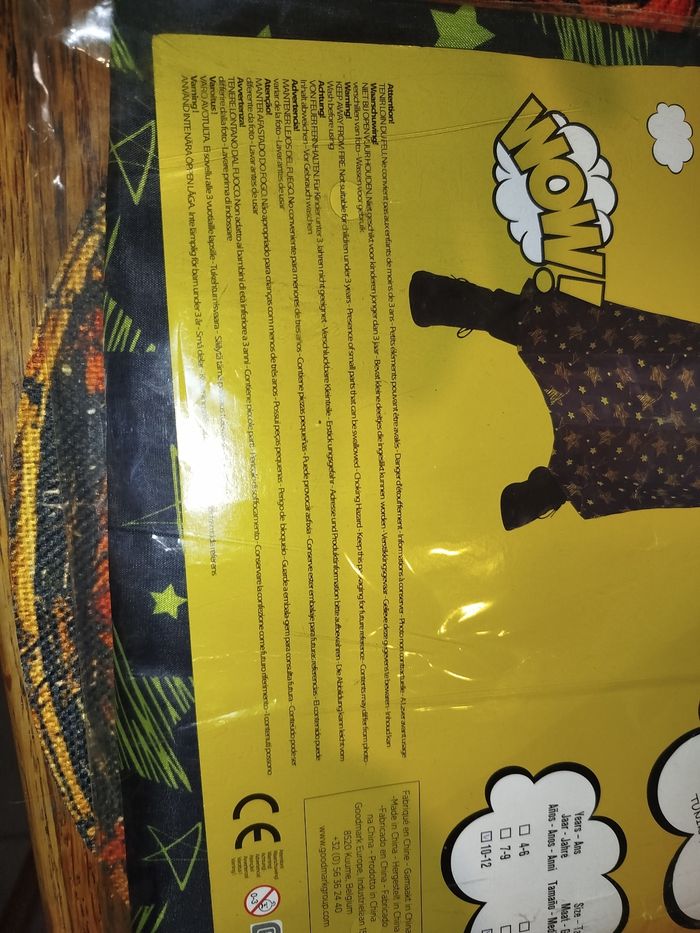 Déguisement Halloween sorcier 10-12ans - photo numéro 3