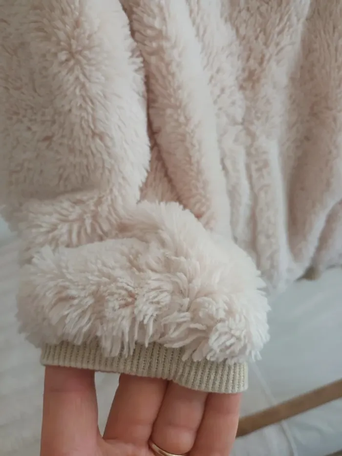Veste polaire zippée à capuche taille 8 ans - photo numéro 3