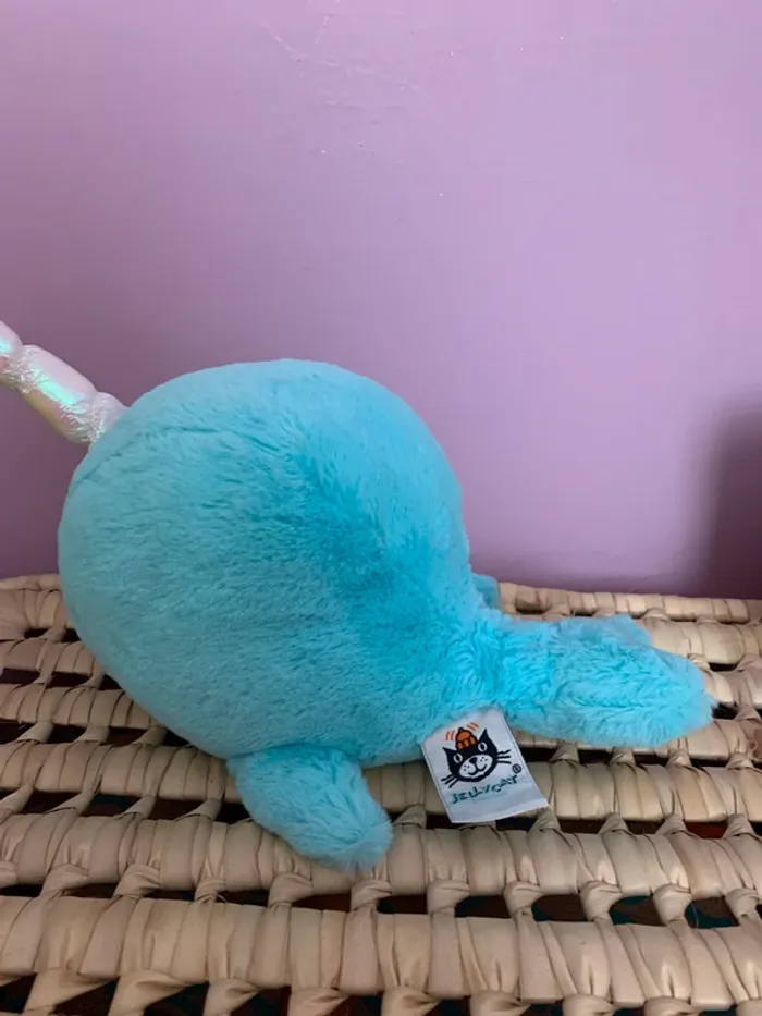 Jellycat Peluche Licorne Des Mers Aqua - 23 cm - photo numéro 2