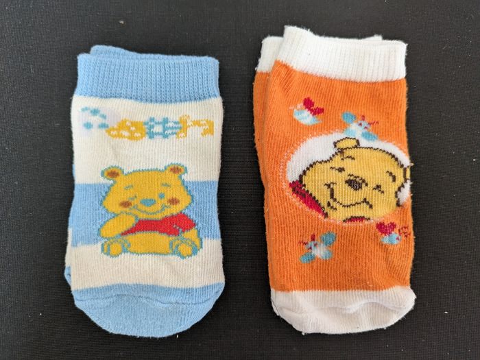 Lot 2 paires de chaussettes Disney Winnie l ourson - photo numéro 2