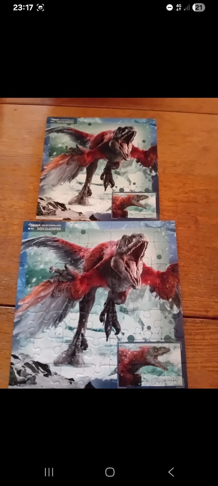 Puzzle jurassic world 3en1 - photo numéro 2