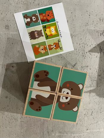 Puzzle Bois Fraise et Bois