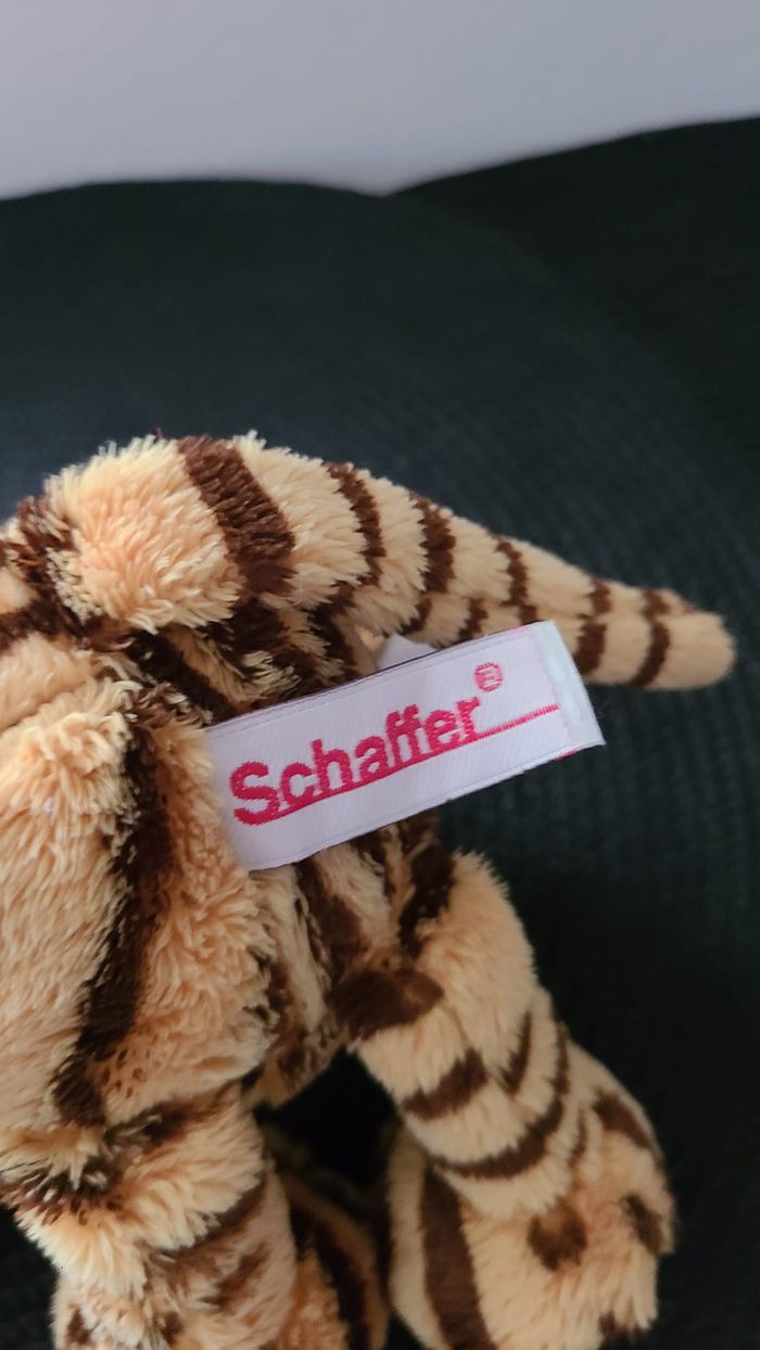 Schaffer Knuddel mich! doudou tigre Amur Jaune/noir 131 - photo numéro 5