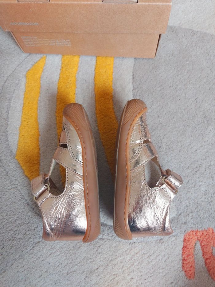 Sandales Naturino wad mettalic gold rose 22 - photo numéro 11