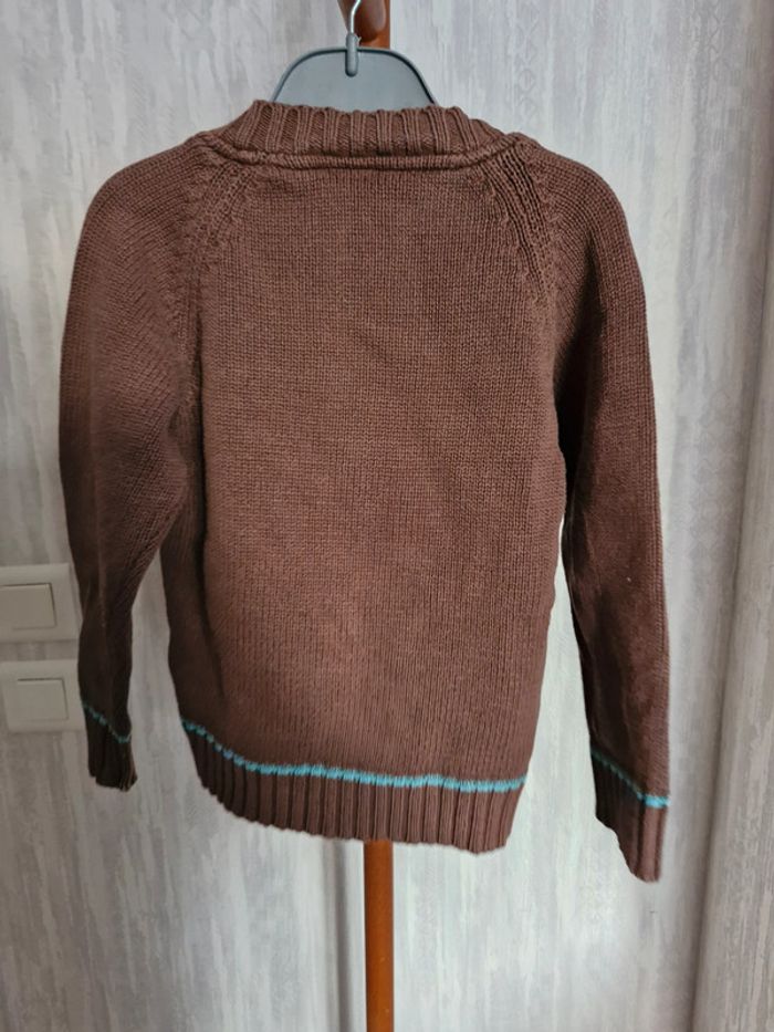 Gilet zippé enfant garçon 4 ans Kiabi Coton - photo numéro 5