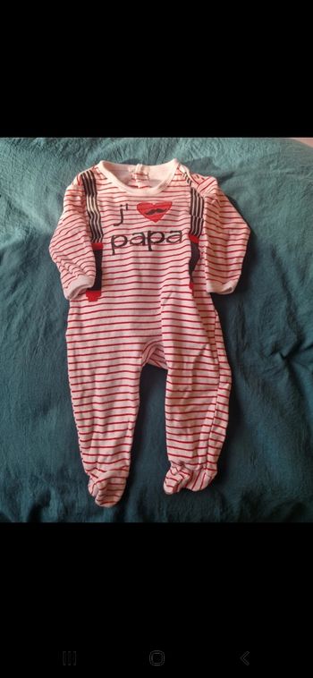 Pyjama j'aime Papa
