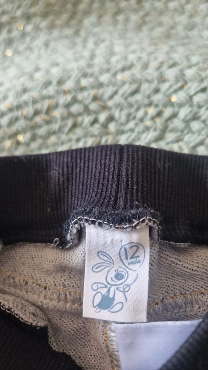 12m / pantalon noir garçon 👦 NEUF - photo numéro 2