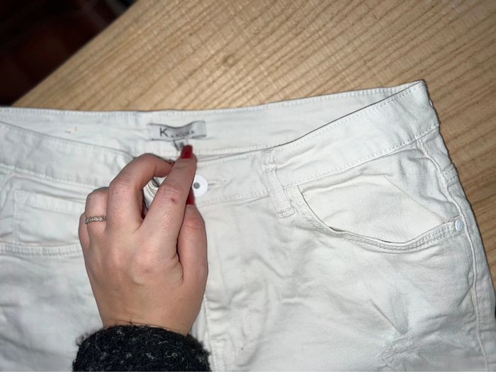 Pantacourt taille 38 kookai femme bleu - photo numéro 4