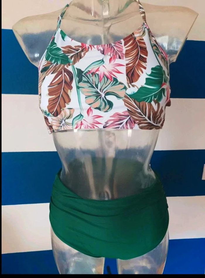 Superbe maillot de bain 2 pièces Zaful neuf avec étiquette taille S (36/38)