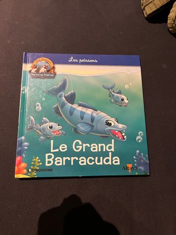 Livre pour enfants altaya les animaux marins et polaires le grand barracuda