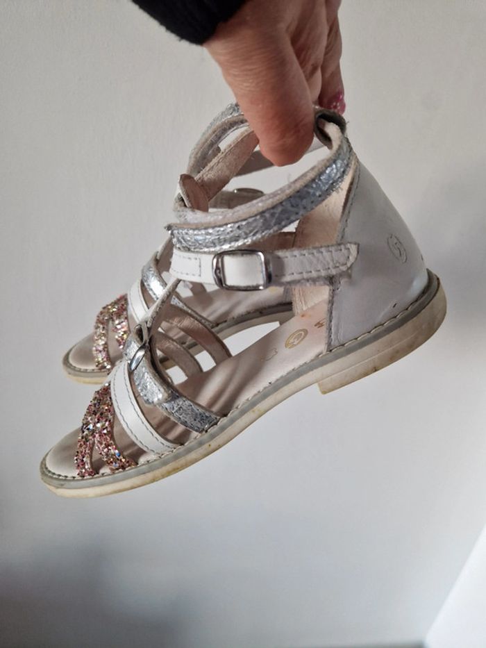 Sandales sandalettes nu pied taille 30 gbb - photo numéro 6