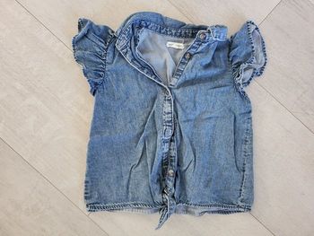 blouse en denim 5 ans