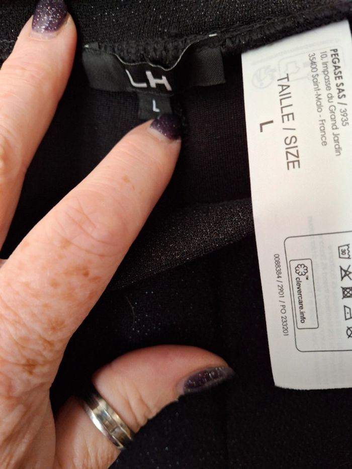 Beau pantalon paillettes noir - photo numéro 4