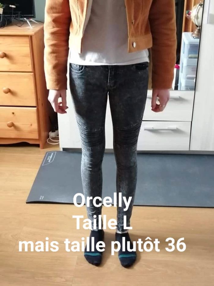 Jean gris tacheté Orcelly Taille L