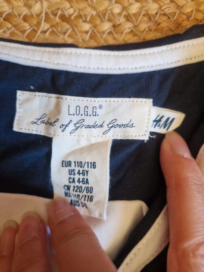 Jolie robe bleu marine fille H&M 4 ans - photo numéro 5