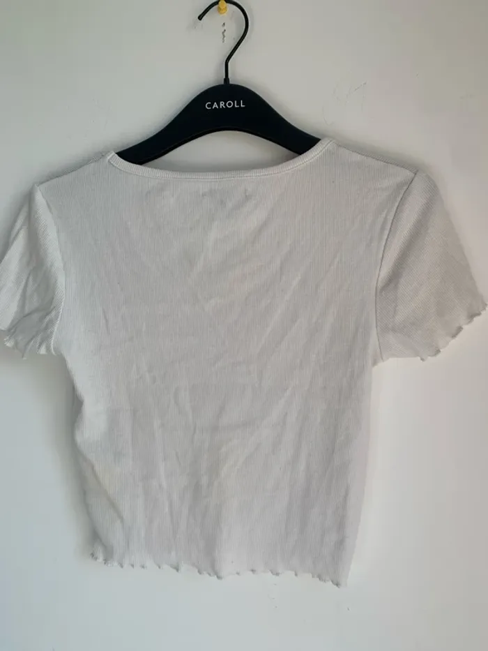 Tee shirt Croc top blanc - photo numéro 3