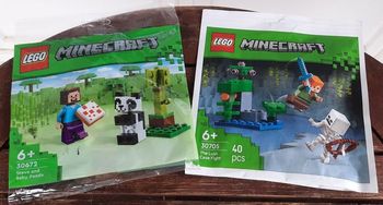 Neuf - Lot LEGO Minecraft 30672 + 30705
