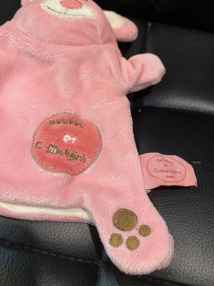 Doudou et compagnie marionnette chien rose - photo numéro 4