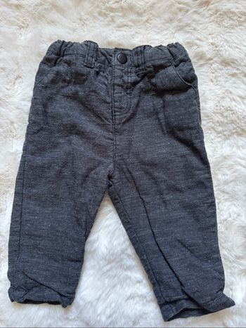 👖pantalon chaud - bébé garçon 9 mois - 71 cm - orchestra - très bon état