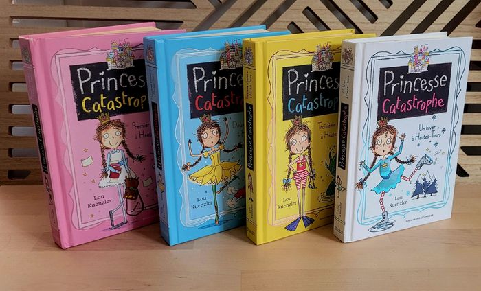 Lot 4 livres "Princesse Catastrophe "