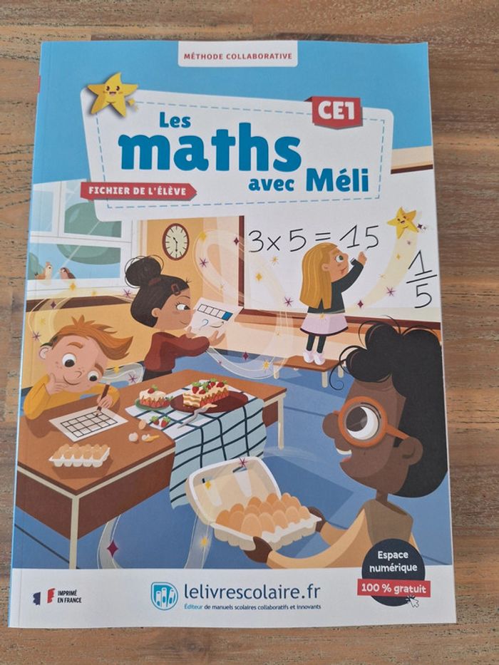 Les maths avec Méli CE1 fichier élève neuf