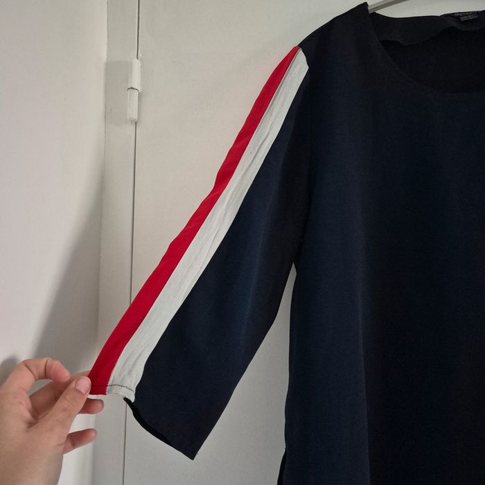 Blouse bleu blanc rouge - Esmara - Taille XL : 42 - 44 - photo numéro 3