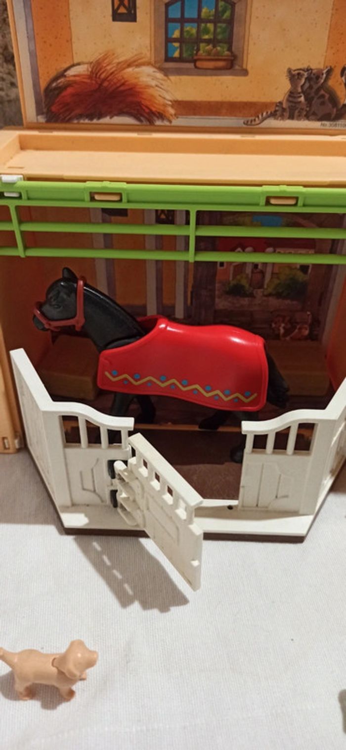 Écurie transportable playmobil - photo numéro 5