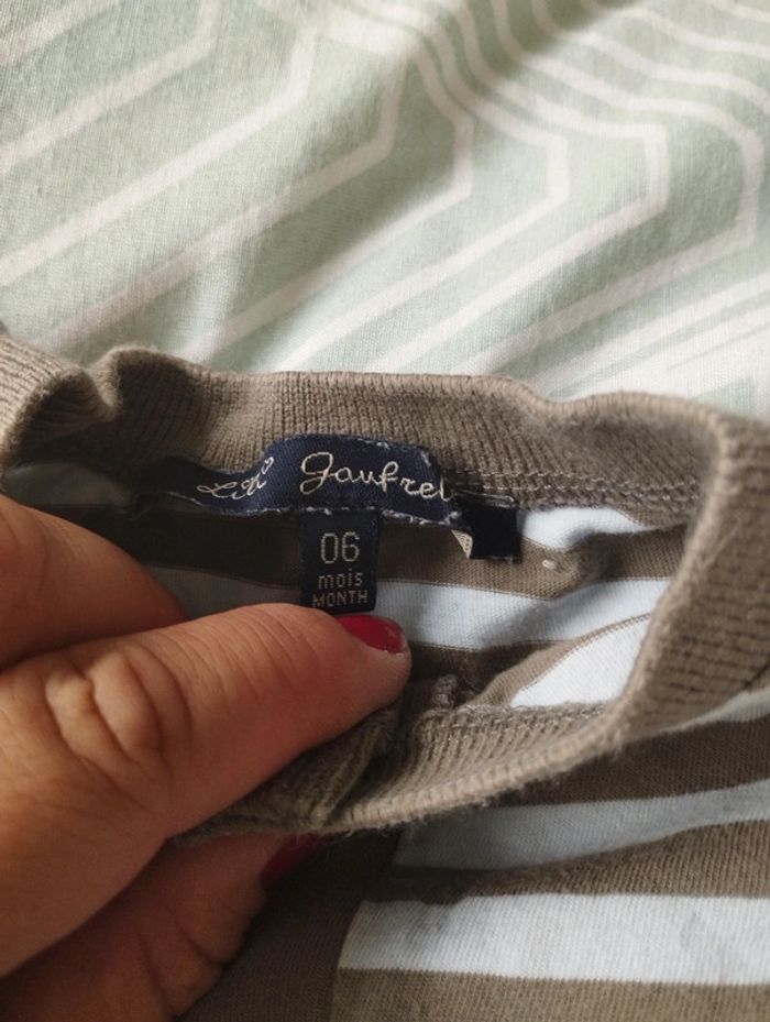 Lot de 4 tee-shirts et polos manches longues + 1 offert - 6 mois - photo numéro 5