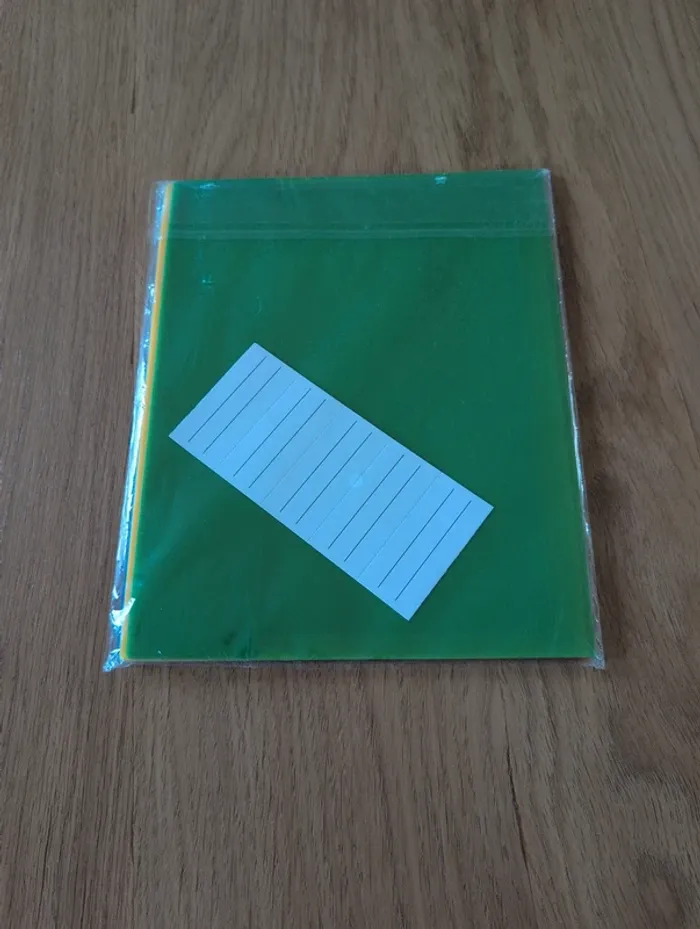 5 Protège cahier esquisse avec porte étiquette - photo numéro 2