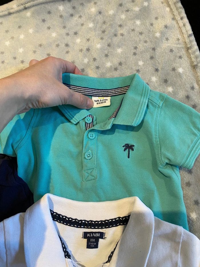 Lot de 5 polos manches courtes 18 mois - photo numéro 7