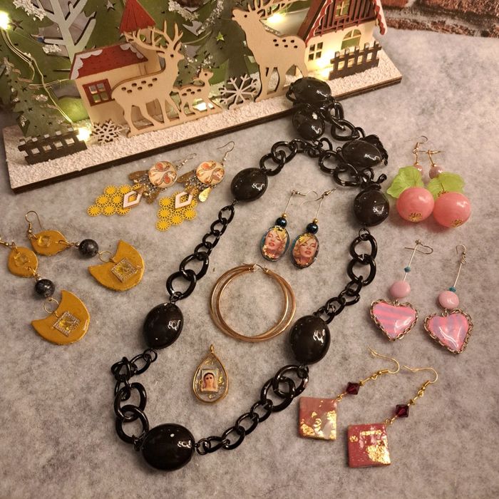 Lot de bijoux multicolore artisanale chic - photo numéro 10