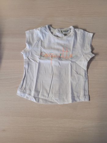 Tee shirt manches courtes 3 mois