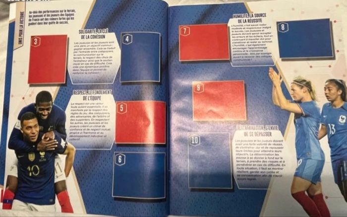 Kit Panini stickers Foot FFF Fiers D'être Bleus - photo numéro 6