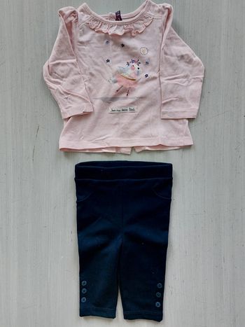 Ensemble t-shirt + legging 6M