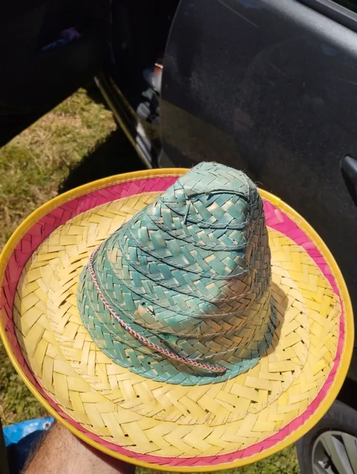 Chapeau de paille 16.5 cm - photo numéro 2