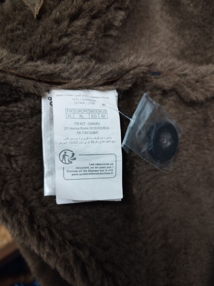 Blouson d'hiver femme Camaïeu fourrure à l'intérieur taille xl - photo numéro 8