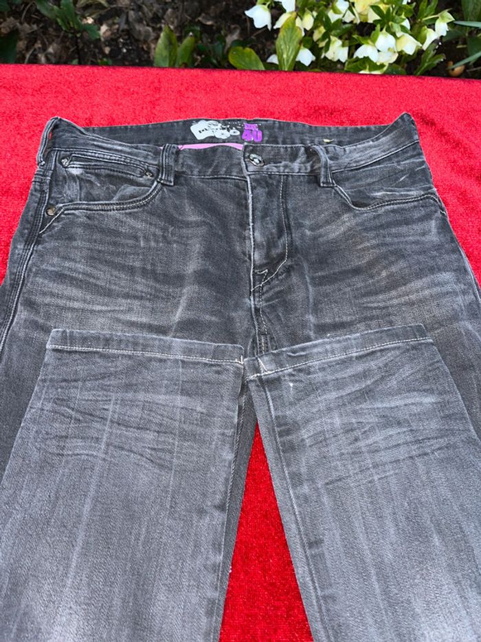 Lot de 4 jeans noir T 40 avec élasthanne - photo numéro 17