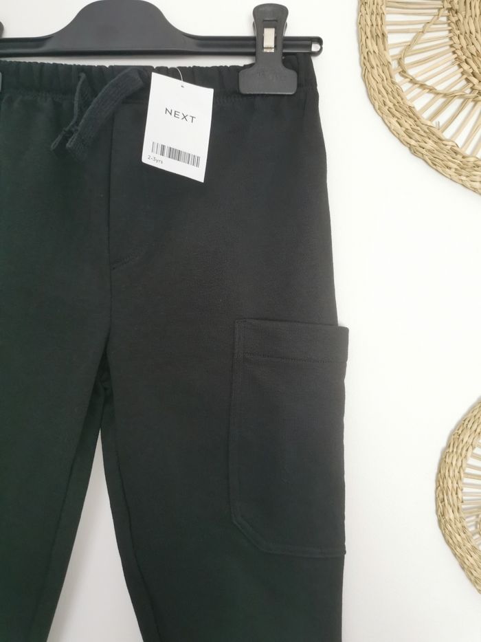 Pantalon jogger noir à poches Next 2/3 Ans - photo numéro 3