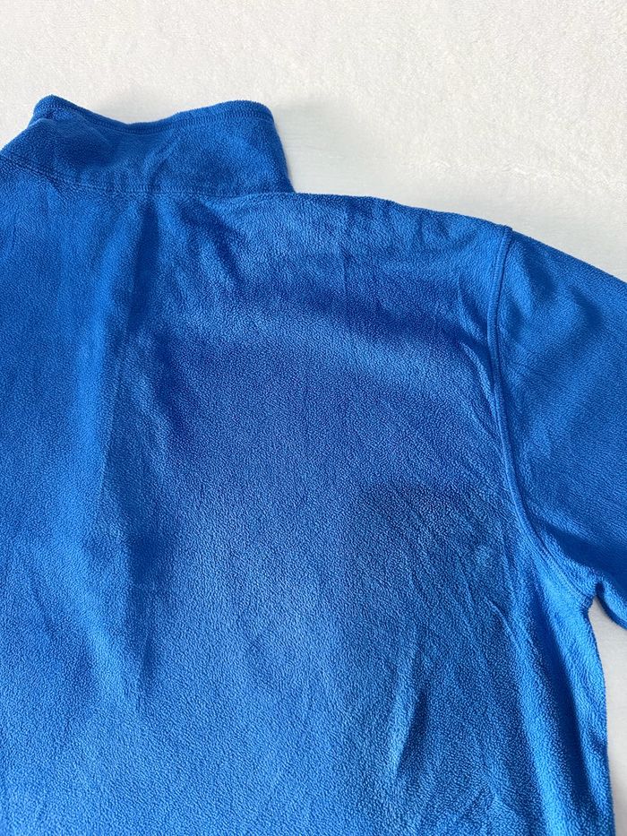 Polaire The North Face Homme taille L – couleur bleu quart zip avec col Haut en très bon état - photo numéro 8